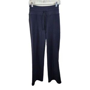 RBX Womens XS Black High Rise Drawstring Straight Leg Activewear Pants